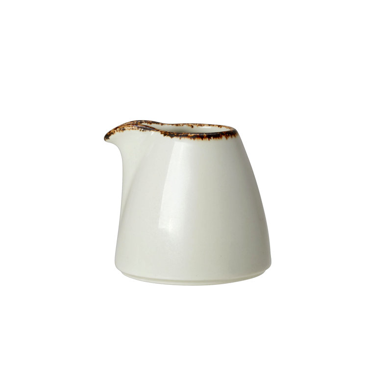 BLUE DAPPLE Jug Unhandled Liv, Brun / Blanc