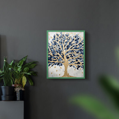 Paysages série CLXV - reproduction encadrée de qualité supérieure - prête à être accrochée - aucun clou requis