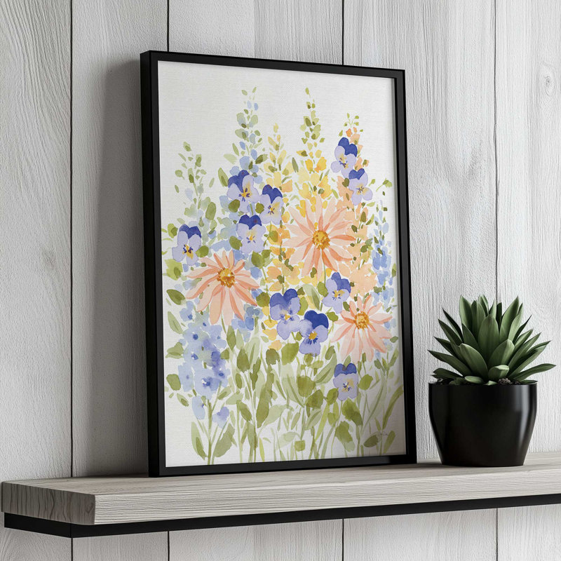«Spring Celebration VI» par Katrina Pete, reproduction d'art, Brun, H 16 po x l 12 po