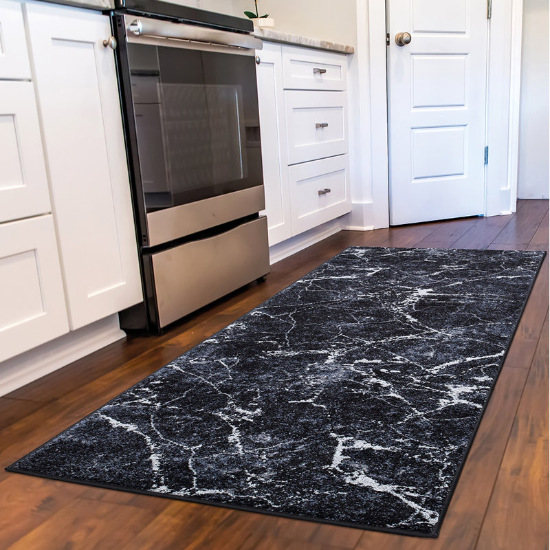 Tapis performant à tissage en marbre Napoli, Rectangle 6 pi 7 po x 9 pi 3 po