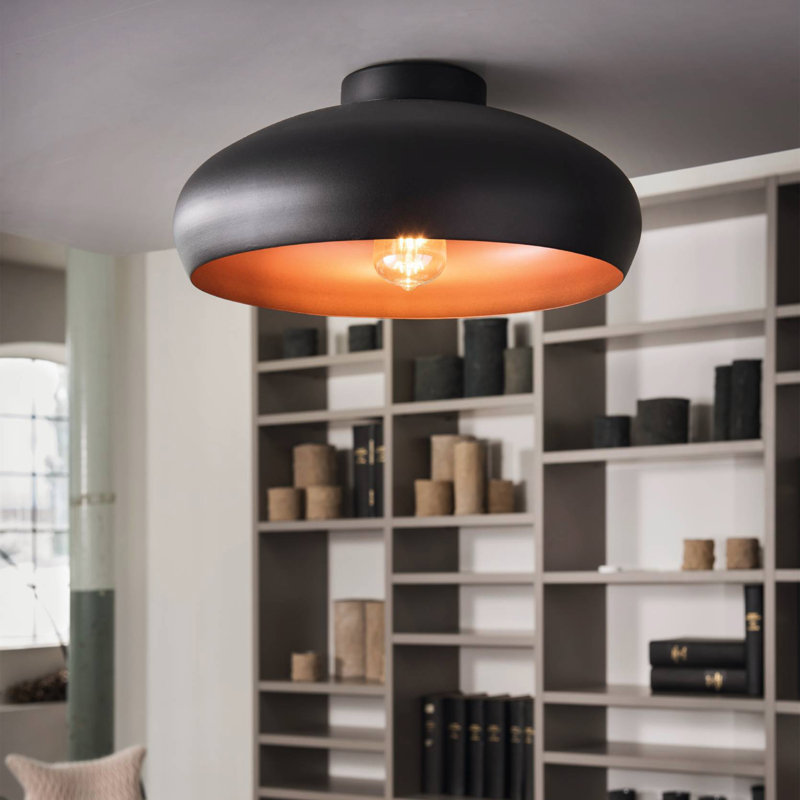 Bouziane Flush Mount, Black