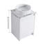 20" Freestanding Bathroom Cabinet With Art Ceramic Sink, Soft Close Doors