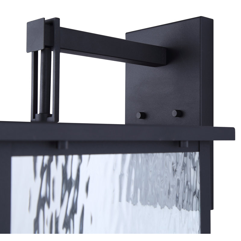 Shana Black Outdoor Wall Lantern
