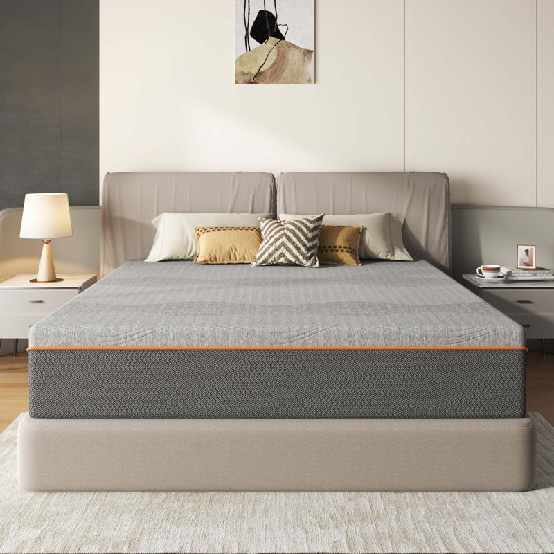 12 Inch Memory Foam Mattress, Fiberglass Free, Medium Feel, Breathable Cooling Layers, Certified Safe Materials, King, 12"