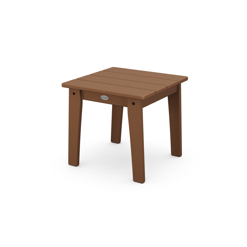 POLYWOOD X  Sol 72 End Table, Teak