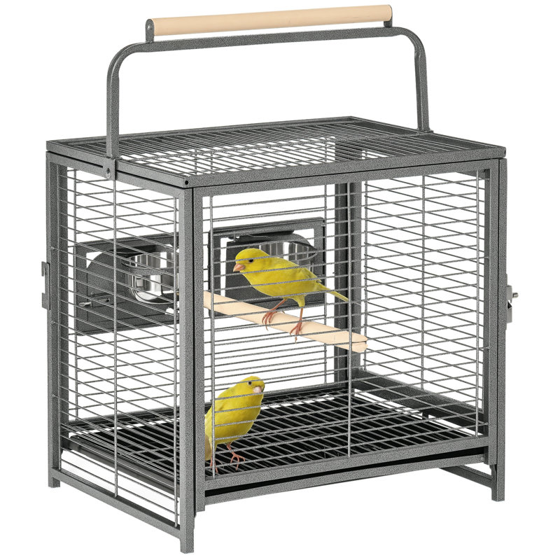65cm Steel Table Top Bird Cage with Perch