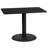 Rectangular Laminate Dining Table Top with Round Base-31301691-31301701