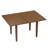 51.2 inch Solid Wood Folding Dining Table for 4-6 People