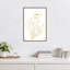 «Rooted Florals IV Gold», reproduction encadrée sur toile par Becky Thorns-1968367274