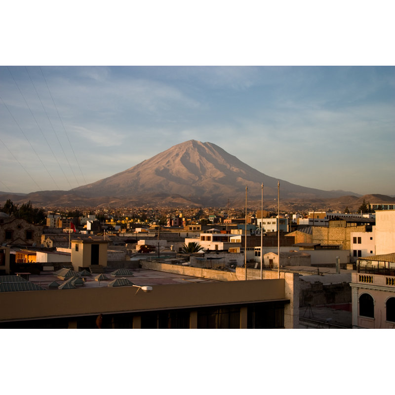 Hegland Arequipa Peru With Misti by Jokos78 - Wrapped Canvas Print, 30cm H x 46cm W x 3.8cm D