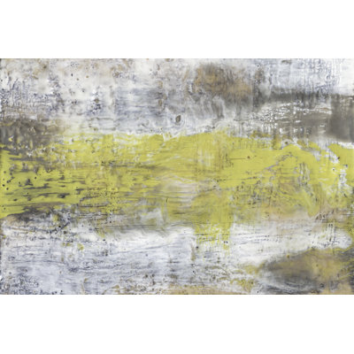 Yellow And Grey Serenity II - Painting on Canvas