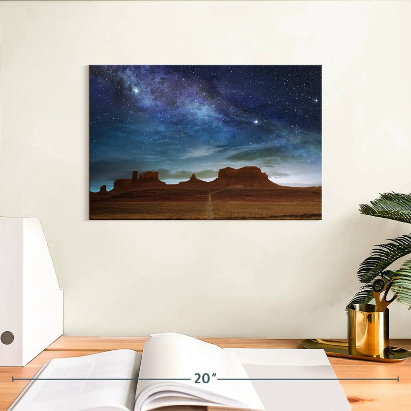 Oberle Milky Way Above Monument Valley, 8" H x 12" W