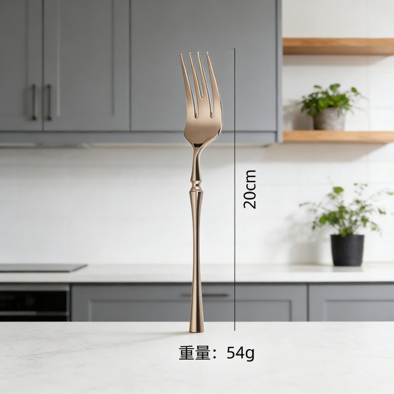 Ensemble de couverts 20 pièces en acier inoxydable, cuillère fourchette à couteaux moderne, couteaux de qualité restaurant pour le steak, le thé, la maison et le commerce