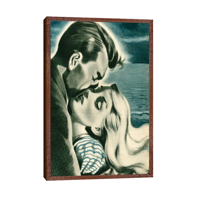 1946 UK Woman Magazine Plate 1 Piece Wall Art on Canvas, 66.04 cm H x 45.72 cm W, Classic Wood Framed