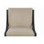 Fauteuil en cuir Sling - poivre