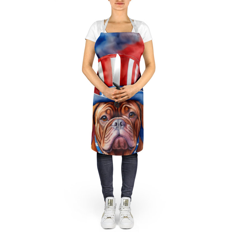 Patriotic American Apron, Dogue de Bordeaux