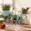 Christine Metal Bicycle Style Outdoor Planter