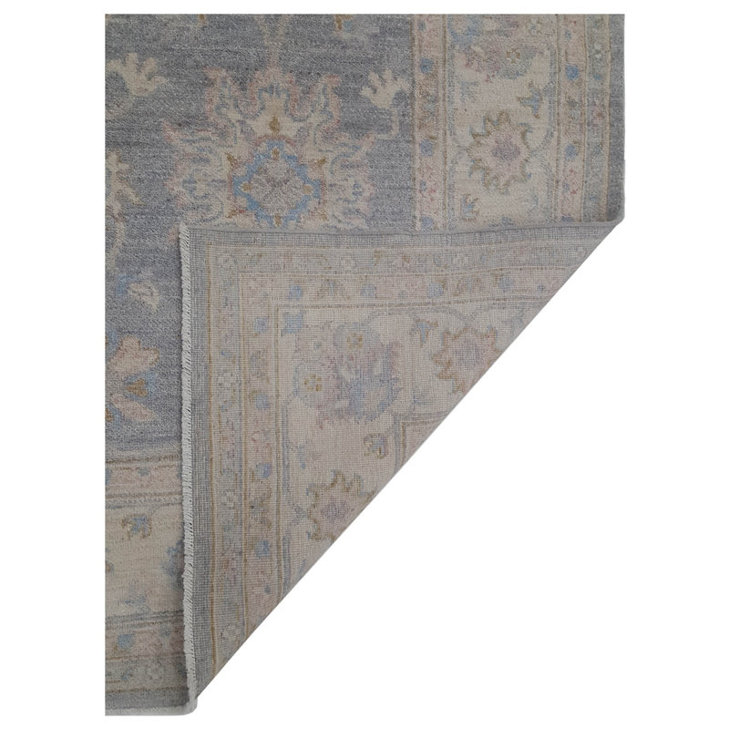 Daugherty Hand Knotted 8x10 Grey Rug