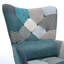 Kade Upholstered Linen With Footstool Armchair-177648125
