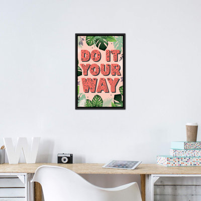 «Tween Everyday Far and Away I» par Lisa White boutons - reproduction d'art textuel