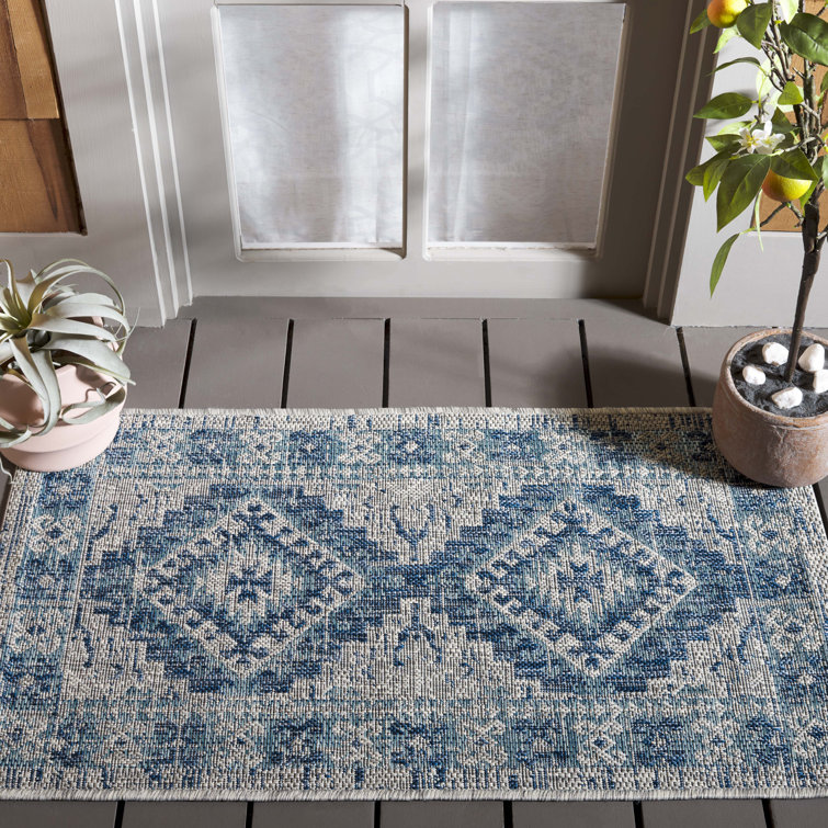 Tapis oriental d'intérieur / extérieur Amarien Performance