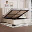 Upholstered Platform Bed with Hydraulic Lift-Up Storage and Channel-Tufted Headboard-132043111-135770397