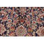 Tapis bleu floral traditionnel 7 x 10