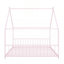 Lit double pleine grandeur en métal, rose-1388813143-1388813140