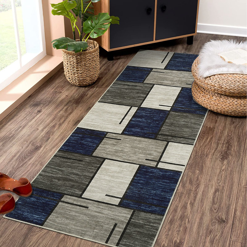 Tapis Malena avec envers antidérapant, Tapis de couloir 2 pi x 6 pi
