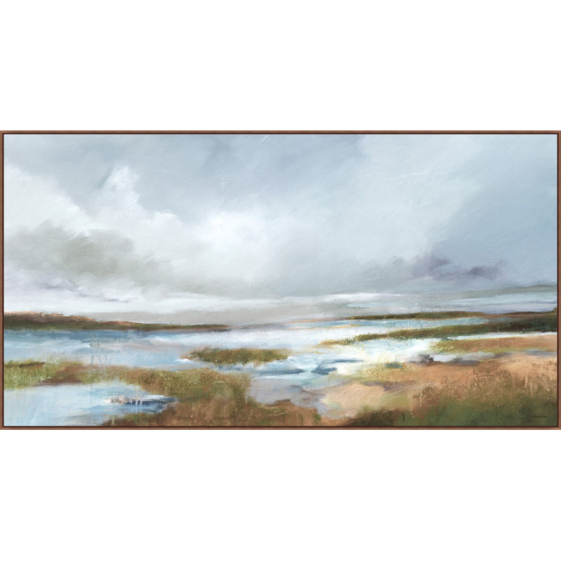 «Early Light», reproduction sur toile avec cadre flottant