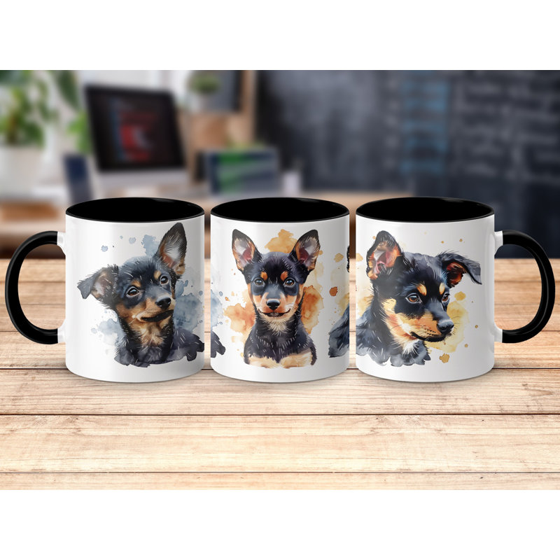 Ceramic Coffee Mug, 2, Black