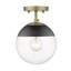Plafonnier semi-encastré 1 lumière 7,5 po Martina-1128689602-1143630711