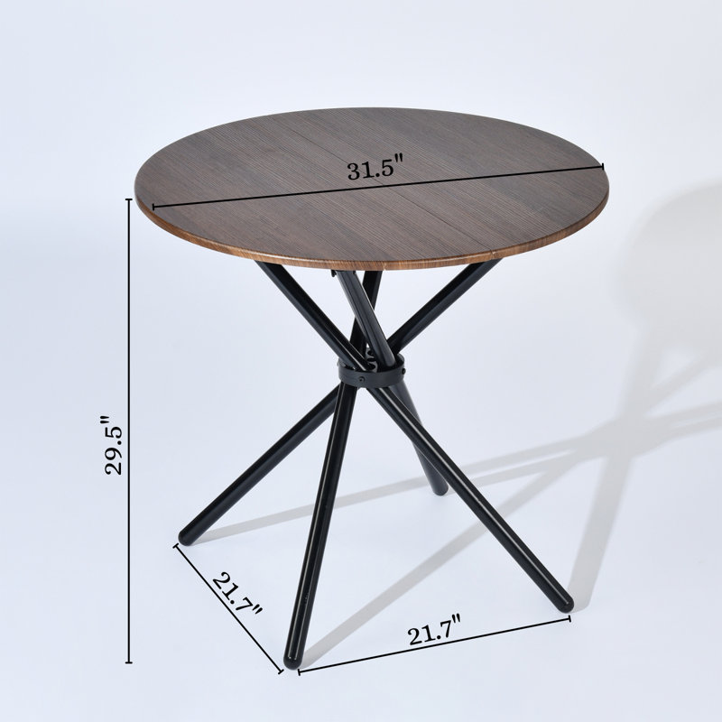 Table de salle à manger 29,5 po Menca, Brun