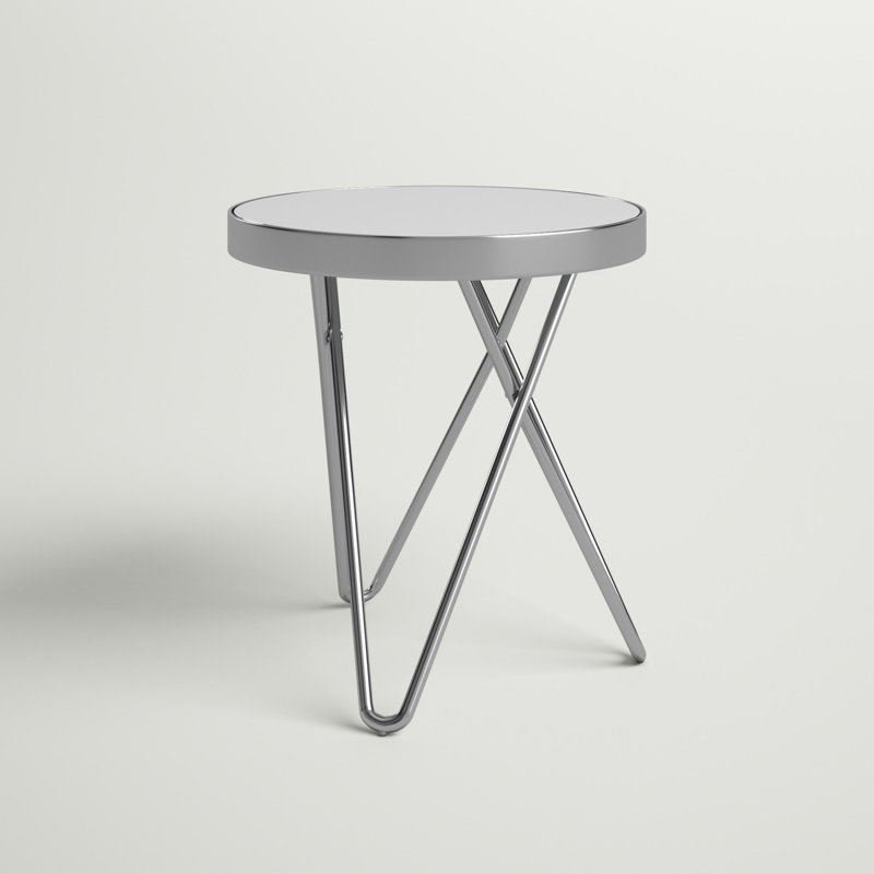 Maggie End Table, Silver