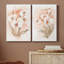 «White and Coral Orchid I», ensemble de 2 peintures sur toiles-1879707642-1879707646