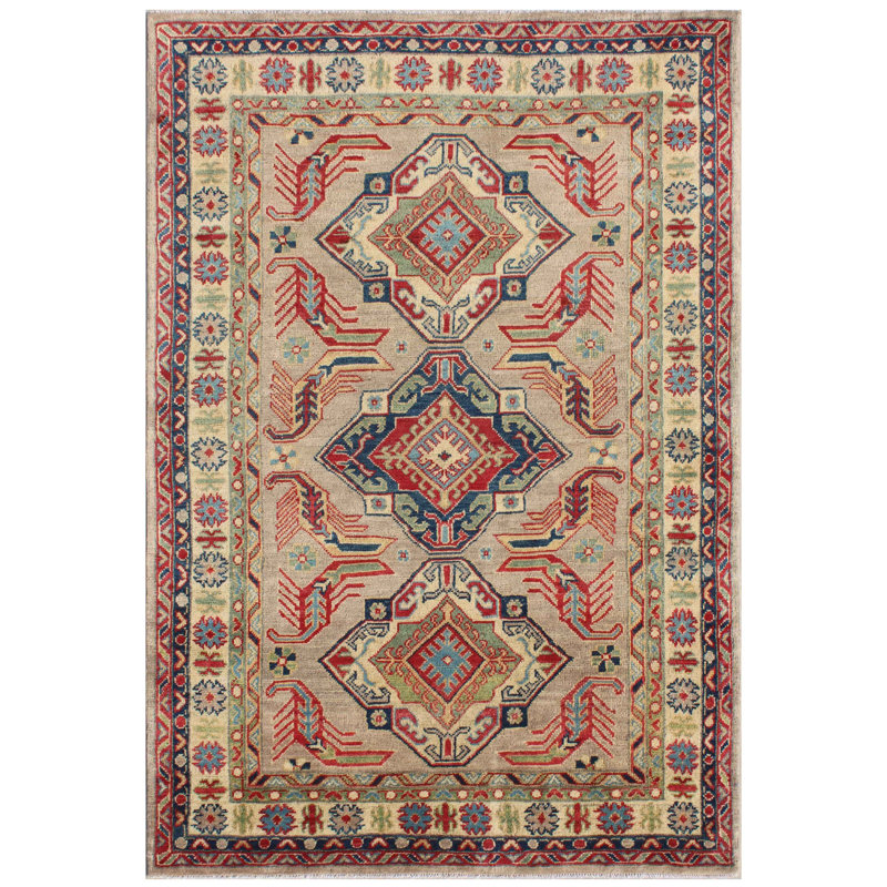 Aloizs Oriental Hand Woven 121cm X 178cm Area Rug