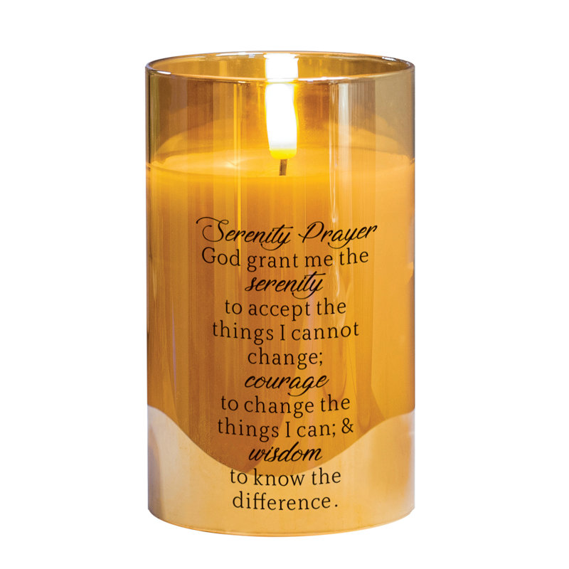 Bougie Serenity Prayer