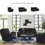 Causeuse inclinable électrique avec console Odhren-997007001