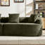 Canapé modulaire surdimensionné désossé de 110 po pour le salon, canapé de luxe moderne à 4 places en chenille moelleuse extra profonde et large avec 4 coussins décoratifs, aucun assemblage requis-124827677