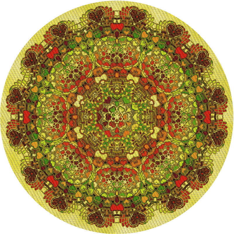 Indoor Rug, Round 7'