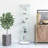 Versatile Glass Display Cabinet With Four Shelves And Door For Home And Office Use-113608966