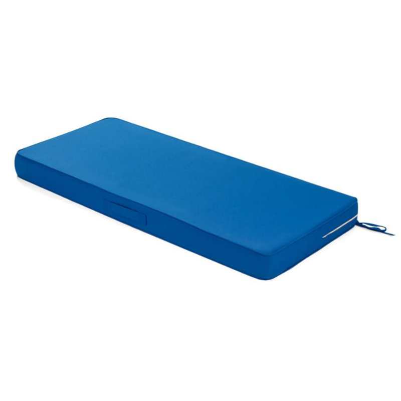 Outdoor Bench Seat Cushion, Blue, 36" W x 14" D
