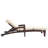 Patio Reclining Chaise Lounger With Removable Cushions For Backyard/Poolside(Set Of 2)-391500718