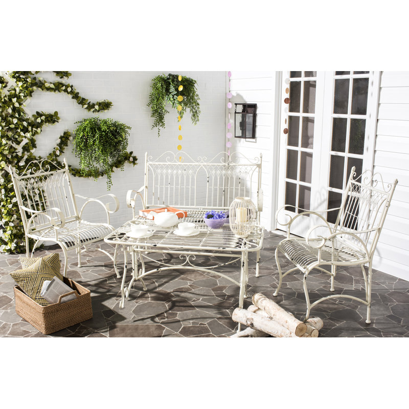 Aveley 4 Piece Sofa Seating Group, Antique White