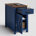 Reddish Brown Top/Blue Base