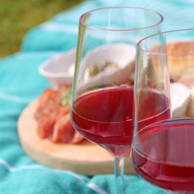 Argon Tableware Reusable Plastic Glassware - 18 Piece Set