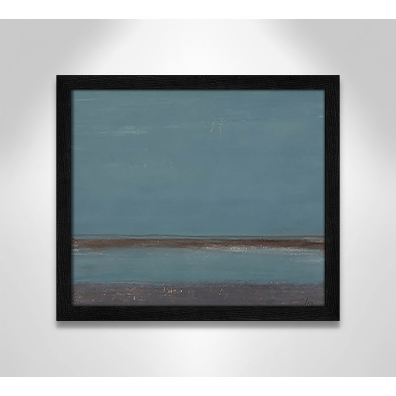A Distant Memory by Casa Fine Arts, Black Slim Picture Framed, No Mat, 13" H x 15" W x 0.75" D