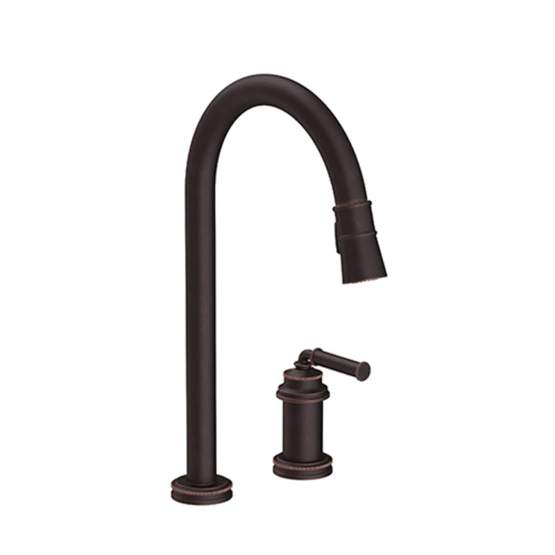 Taft Single Handle Pull Down Kitchen Faucet, Venetian Bronze