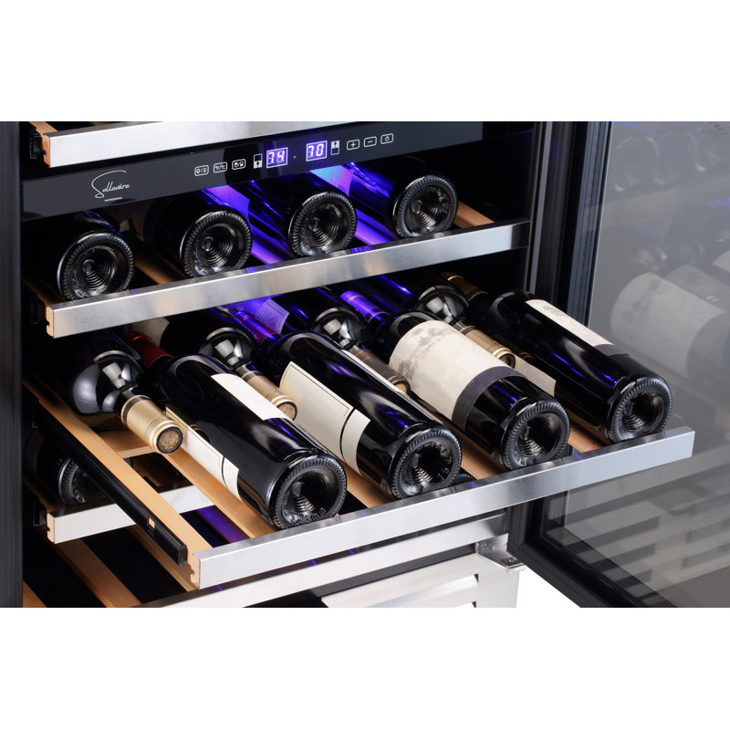 Réfrigérateur à vin 46 bouteilles encastré à deux zones Pro-Style