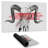 Aries skull with feather - 14.00"x24.25" Desk mat